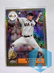 Sammy Long Rookie Card 2022 Topps Chrome 35th Anniversary T87C-98